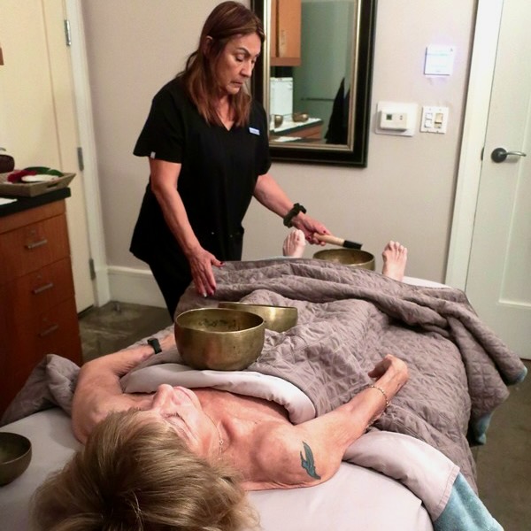 Tibetan bowl spa treatment