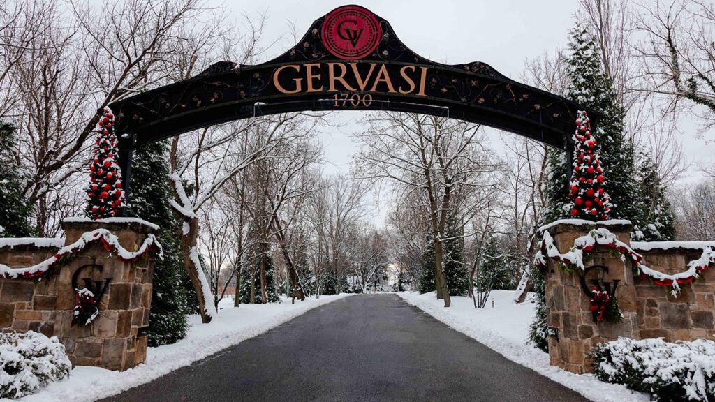 Gervasi Vineyard Unveils Magical Christmas Villa in Canton, Ohio, Healthy Living + Travel